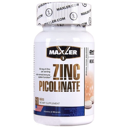 ������ ������ MAXLER Zinc Picolinate ���., 50 ��, 50 �, 60 ��. ����