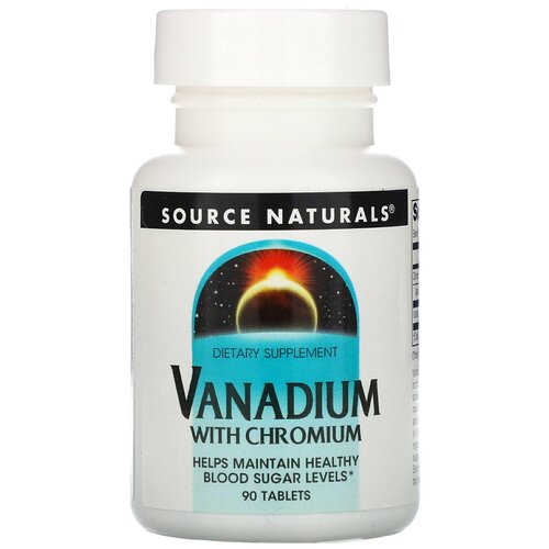 ������ ������ Vanadium with Chromium (������� � ������) 90 �������� (Source Naturals) ����