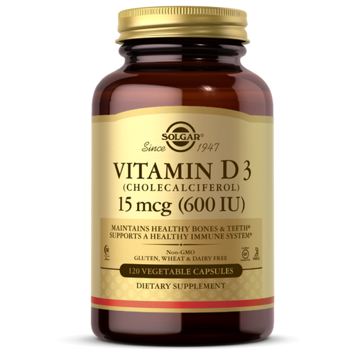 ������ ������ Vitamin D3 (������� �3) 15 ��� (600 IU) 120 �������������� ������ (Solgar) ����