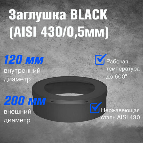 ������ ������ �������� BLACK (AISI 430/0,5��) (120x200) ����