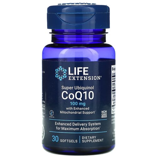 ������ ������ ������� Life Extension Super Ubiquinol CoQ10 with Enhanced Mitochondrial Support, 50 �, 100 ��, 30 ��. ����