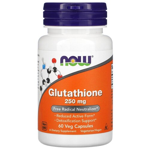 ������ ������ ������� NOW Glutathione, 50 �, 250 ��, 60 ��. ����