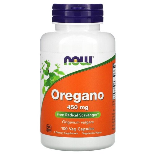 ������ ������ ������� NOW Oregano 450 ��, 110 �, 100 ��. ����