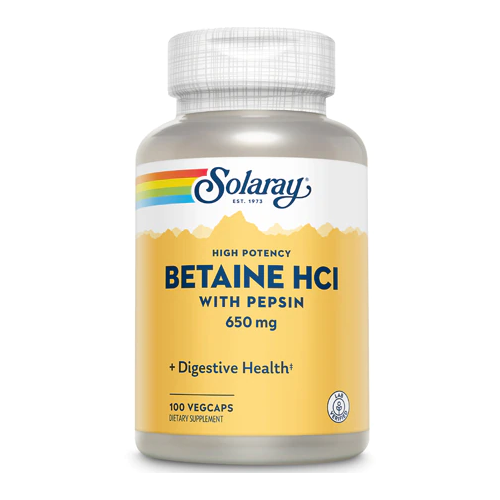������ ������ Solaray Betaine HCL with Pepsin 650 �� 100 ������ ����