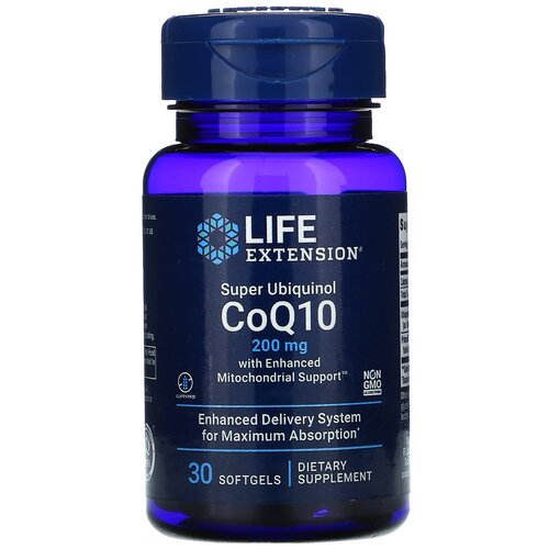 ������ ������ ������� Life Extension Super Ubiquinol CoQ10 with Enhanced Mitochondrial Support, 80 �, 200 ��, 30 ��. ����
