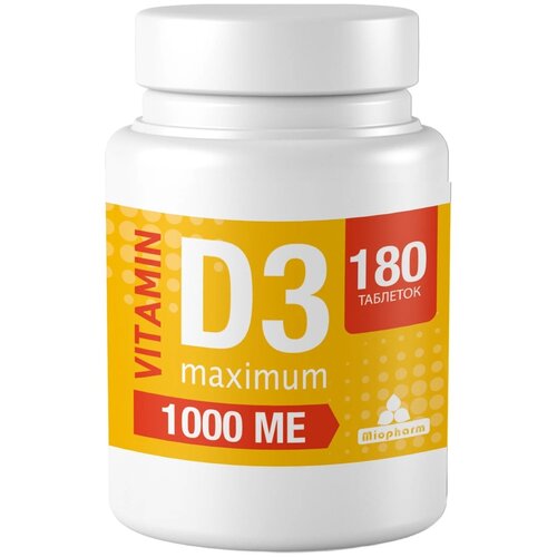 ������ ������ Miopharm ������� �3 �������� ���., 1000 ME, 60 �, 180 ��. ����