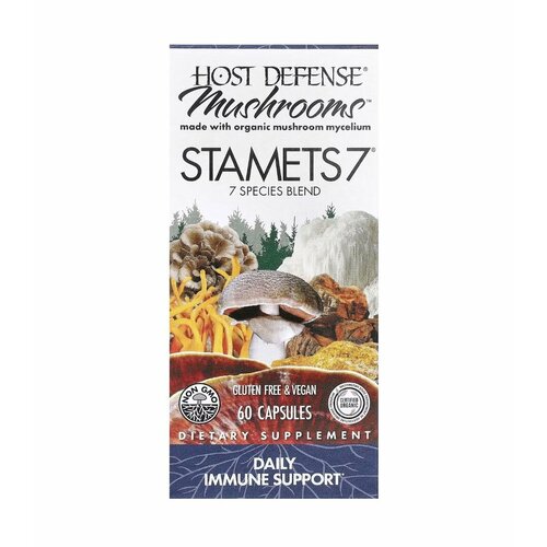 ������ ������ Host Defense Stamets 7 ����� 7 ������ ��� ������ � ��������� ����������������� 60 ������ ����