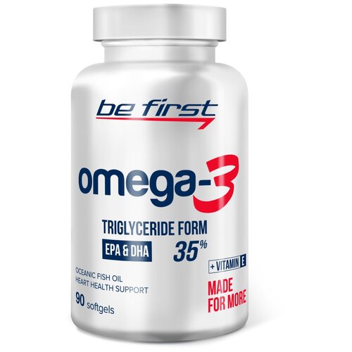 ������ ������ Be First Omega-3 + Vitamin E ����., 120 �, 90 ��. ����