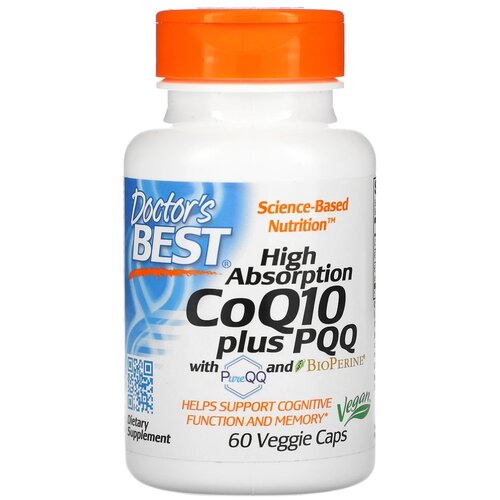������ ������ ������� Doctor's Best High Absorption CoQ10 plus PQQ ���., 70 �, 60 ��. ����