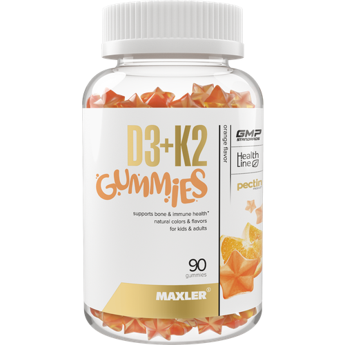 ������ ������ Maxler D3+K2 Gummies, 270 �, 90 ��., �������� ����