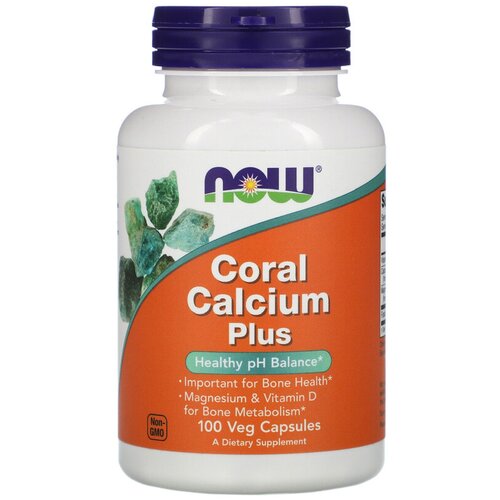 ������ ������ ������� NOW Calcium Coral Plus, 210 �, 100 ��. ����