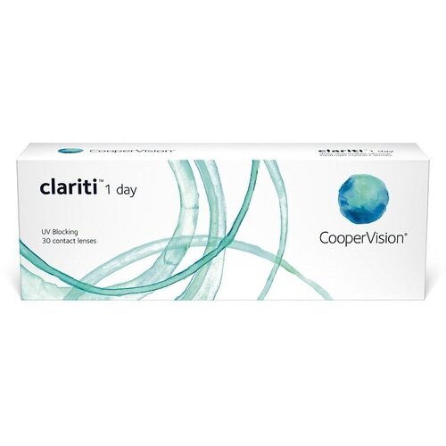 ������ ������ ����������� ���������� ����� CooperVision Clariti 1 day, 30 ��., R 8,6, D -5,25, 1 ��. ����