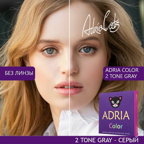 ������ ������ ���������� ����� ADRIA Color 2 tone, 2 ��., R 8,6, D -6, gray, 1 ��. ����