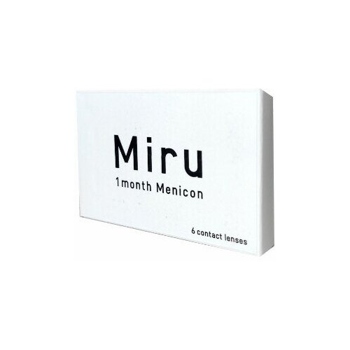 ������ ������ ���������� ����� Menicon Miru 1month, 6 ��., R 8,3, D -3, 1 ��. ����