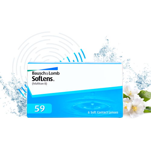 ������ ������ ���������� ����� Bausch & Lomb SofLens 59, 6 ��., R 8,6, D -4,25 ����