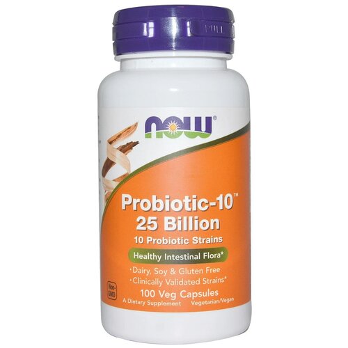 ������ ������ ������� NOW Probiotic-10 25 Billion, 350 �, 100 ��. ����
