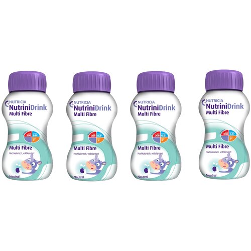 ������ ������ NutriniDrink (Nutricia) Multi Fibre, ������� � ������������, 200 ��, 960 �, �����������, 4 ��. ����