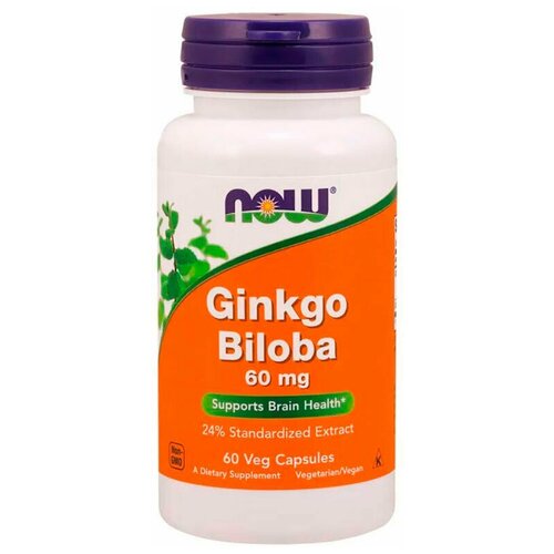������ ������ NOW Foods Ginkgo Biloba 60 ��. (60 ����.) ����