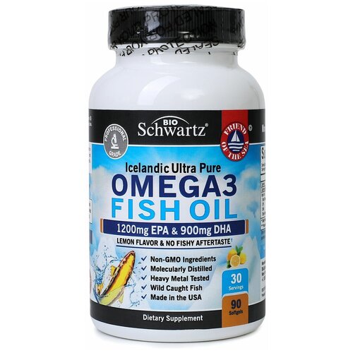 ������ ������ BioSchwartz Omega 3 Fish Oil 1200 mg EPA & 900 mg DHA 90 ������ ����