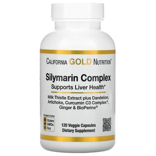 ������ ������ California Gold Nutrition Silymarin Complex ����., 200 ��, 20 �, 120 ��., 1 ��. ����