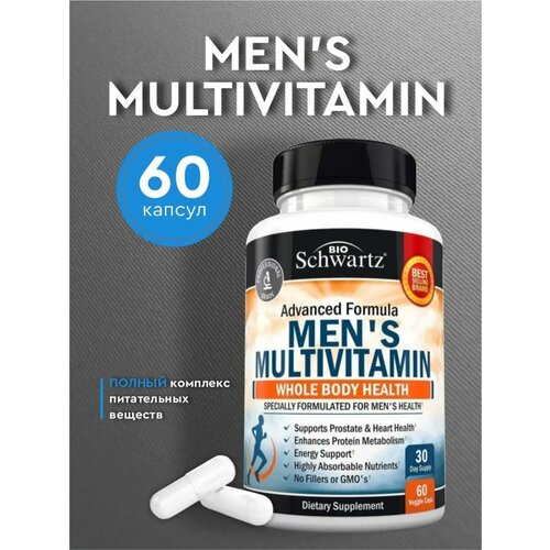 ������ ������ BioSchwartz Advanced Formula Men`s Multivitamin (�������������� ��� ������) 60 ������ (BioSchwartz) ����