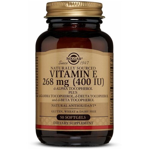������ ������ ������� E Solgar Vitamin E 268 mg. 400IU 50 ���. ���� ����