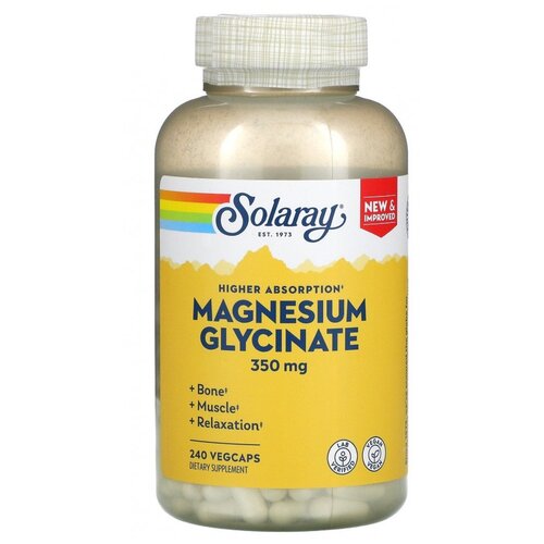 ������ ������ ������� Solaray Higher Absorption Magnesium Glycinate, 360 �, 350 ��, 240 ��. ����