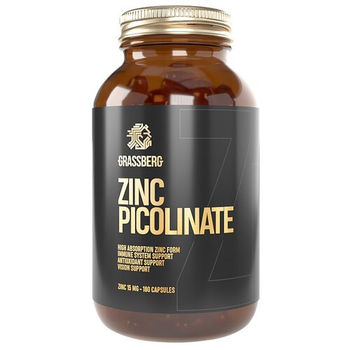 ������ ������ Grassberg Zinc Picolinate ����., 15 ��, 498.4 �, 180 ��. ����