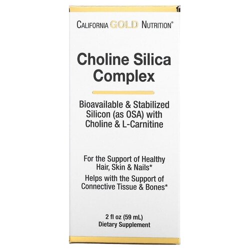 ������ ������ California Gold Nutrition Choline Silica Complex ��., 59 ��, 110 � ����