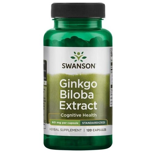������ ������ ������� SWANSON Ginkgo Biloba Extract, 80 �, 60 ��, 120 ��. ����