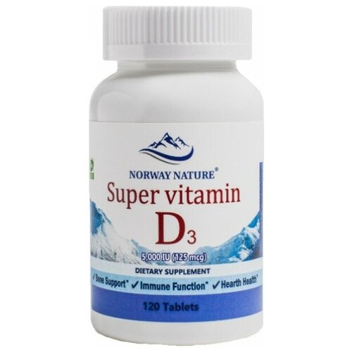 ������ ������ ��������� �������� Norway Nature Super Vitamin D-3 5 000 ME (120 ��������) ����