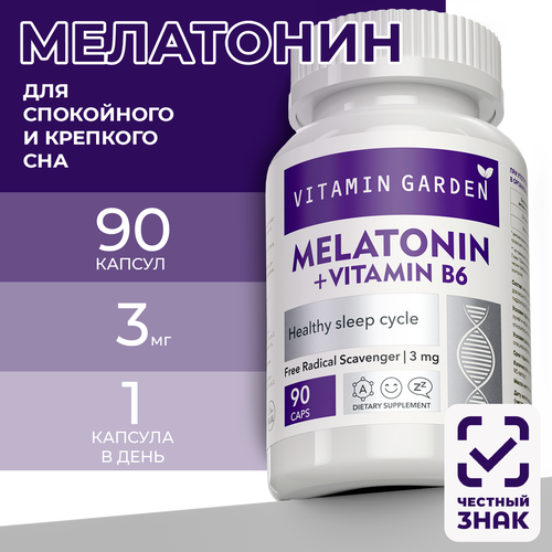 ������ ������ ��������� (Melatonin) � ������� �6, ��� ���������� ���, 90 ������. ����