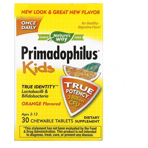 ������ ������ Nature's Way Primadophilus Kids ���. ���., 340 �, 30 ��., ��������, 1 ��. ����