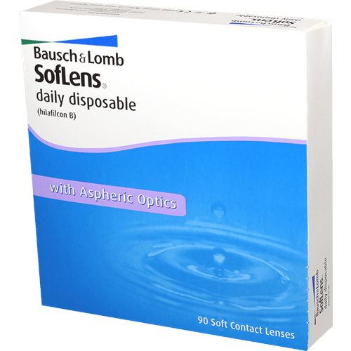 ������ ������ ���������� ����� Bausch & Lomb Soflens Daily Disposable, 90 ��., R 8,6, D -3,75 ����