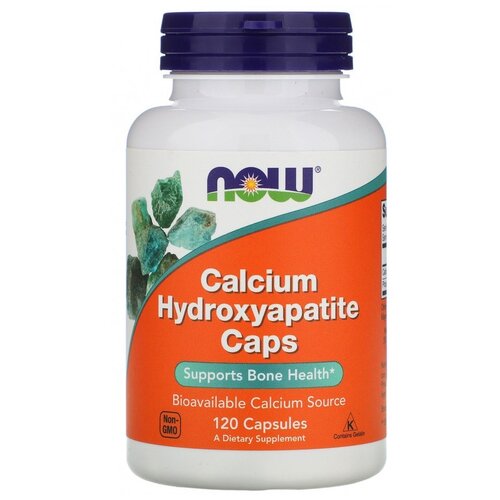 ������ ������ ������� NOW Calcium Hydroxyapatite Caps, 240 �, 100 ��, 120 ��. ����