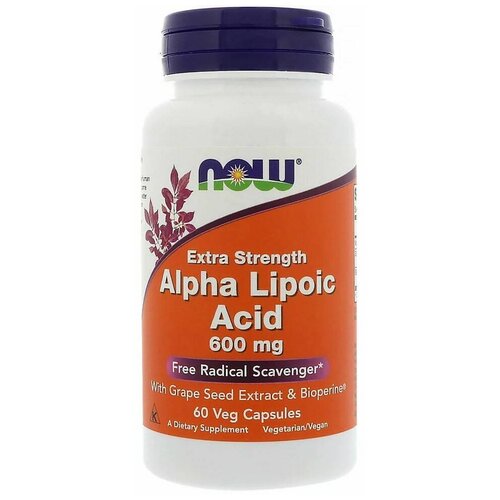 ������ ������ ������� NOW Alpha Lipoic Acid, 600 ��, 60 ��. ����