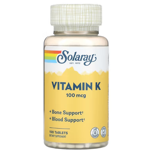 ������ ������ Solaray Vitamin K (������� �) 100 ��� 100 �������� ����