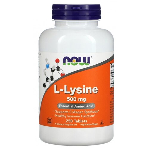 ������ ������ �������� NOW L-Lysine, 200 �, 250 ��, 500 ��, 250 ��. ����