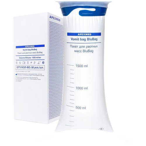 ������ ������ ������������� ����� APEXMED BluBag, 1500 ��, 10 �, 50 ��. ����