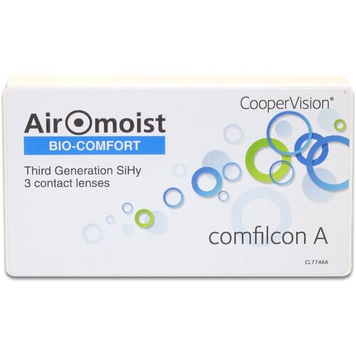 ������ ������ ���������� ����� CooperVision Airomoist Bio-Comfort, 3 ��., R 8,6, D -1 ����