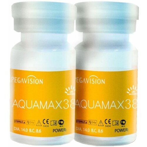 ������ ������ ���������� ����� Pegavision Aquamax 38, 2 ��., R 8,6, D -8,5, 1 ��. ����