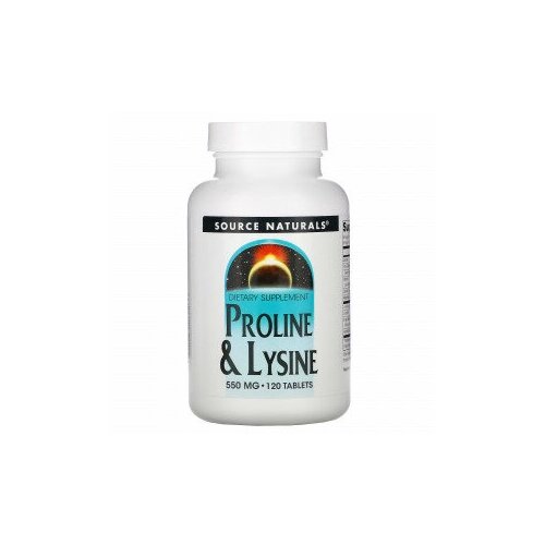 ������ ������ Source Naturals, L-������ � L-�����, 550 ��, 120 �������� ����