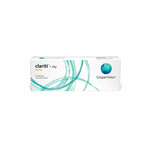 ������ ������ ����������� ���������� ����� CooperVision Clariti 1 day toric., 30 ��., R 8,6, D -1,25,�CYL:�-1,75,�A�:�30, 1 ��. ����